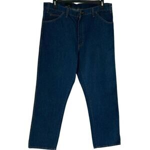 Dickies Jeans Men's Size 38X30 Relaxed Fit Straight Leg Blue Medium Wash Denim